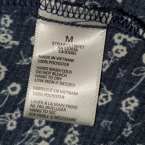 Paper Crane Navy Blue Tank Top 💙 - Picture 6 of 10